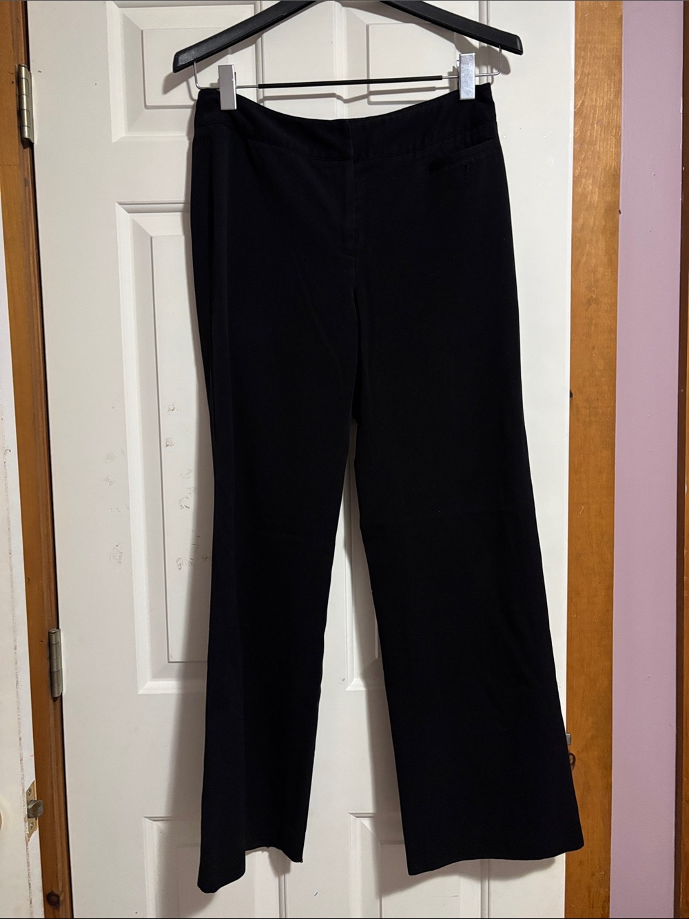 Ateller Black Straight-Leg Dress Pants
